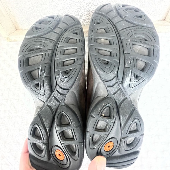 Merrell Brown Suede Lined Clogs Slip On Size 7.5 - Picture 4 of 9